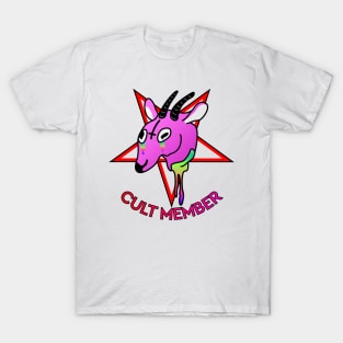 Cult member pink colorful goat T-Shirt